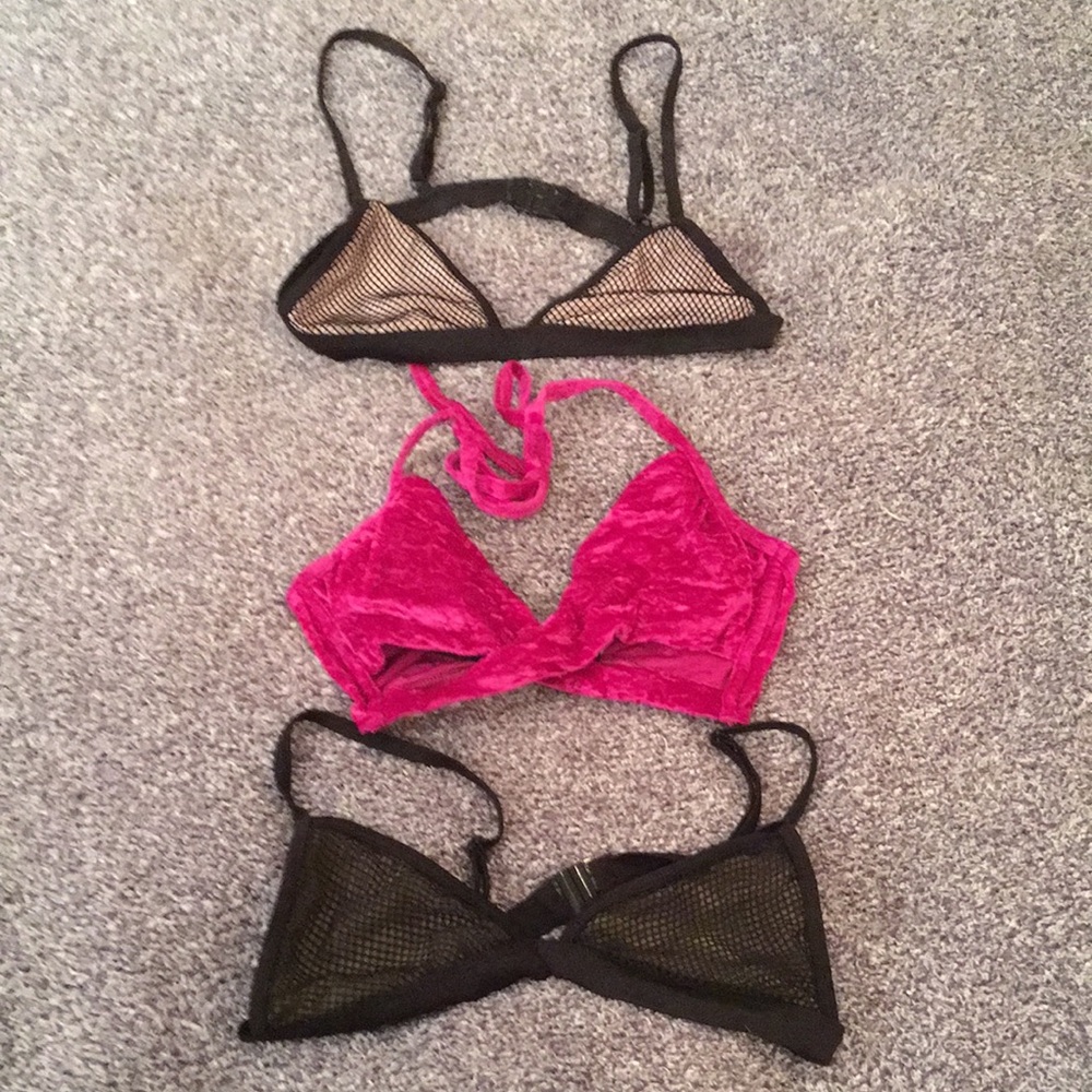 Stylish Women's Intimates Set - Black and Pink